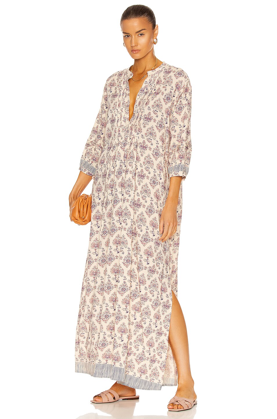 Image 1 of Natalie Martin Sammie Maxi Dress in Cyprus Print Lilac