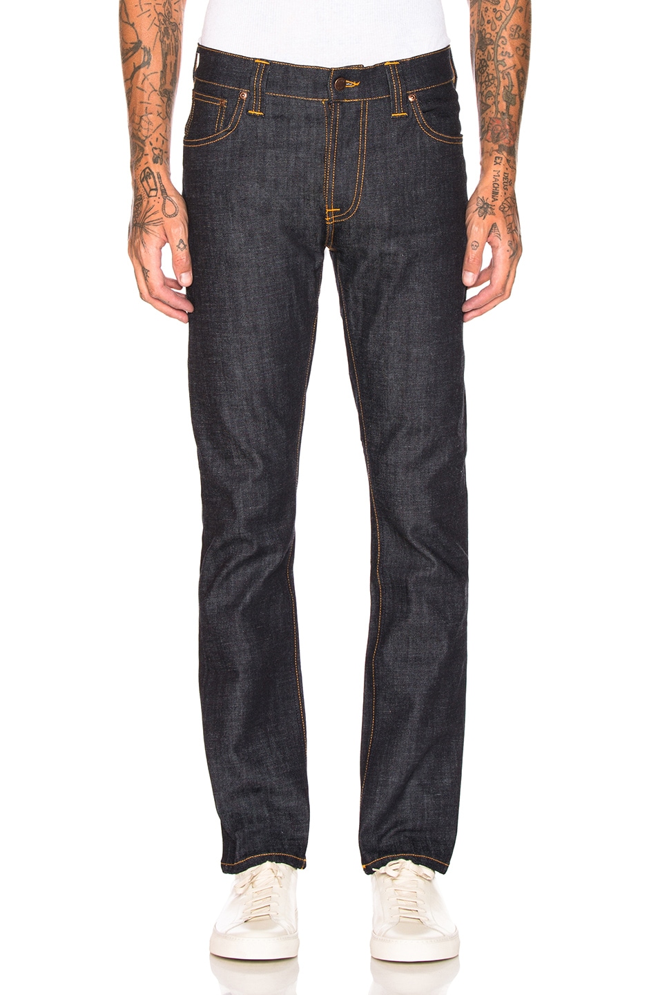 Image 1 of Nudie Jeans Thin Finn in Organic Dry Twill