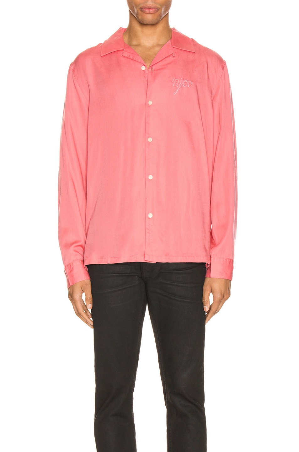 Image 1 of Nudie Jeans Vidar NJCO Shirt in Pink