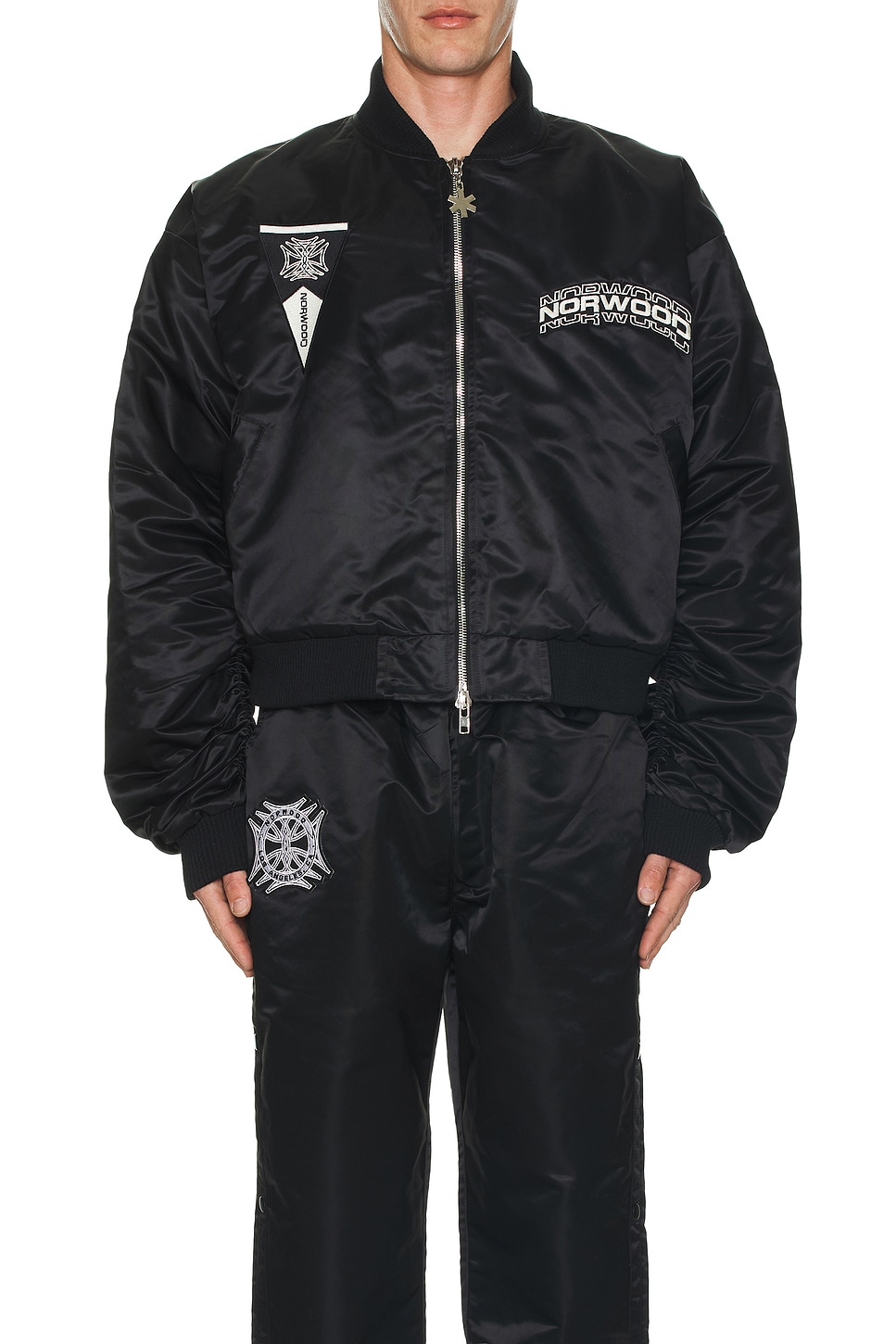 Image 1 of Norwood Bomber Jacket in Black