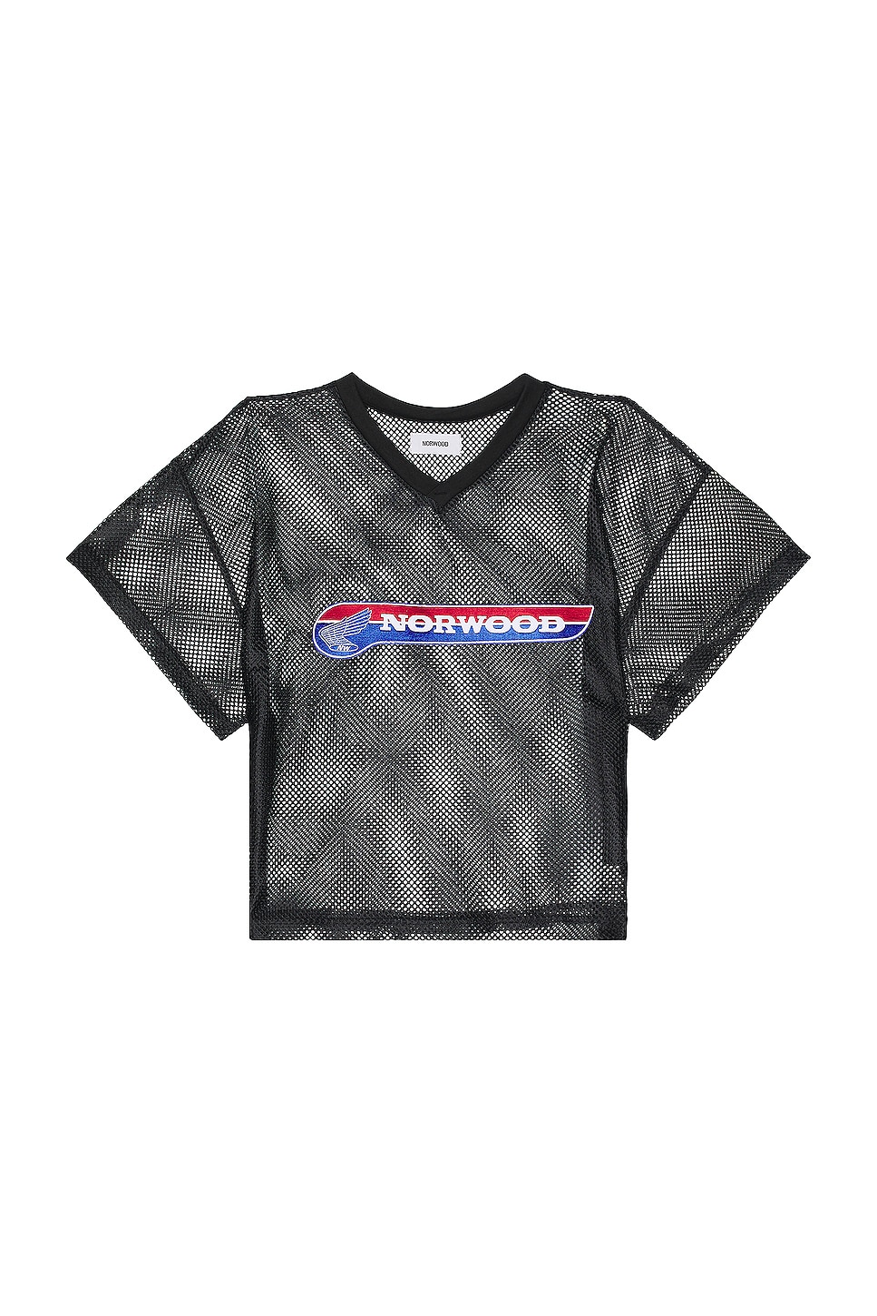 Image 1 of Norwood Kiedis Cropped Football Jersey in Black