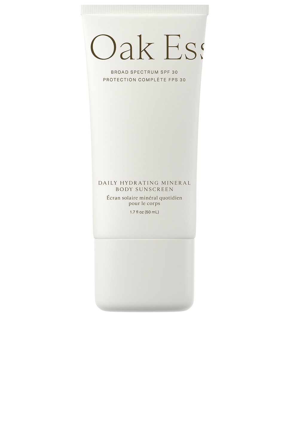Oak Essentials Travel Daily Hydrating Mineral Body Sunscreen Spf 30