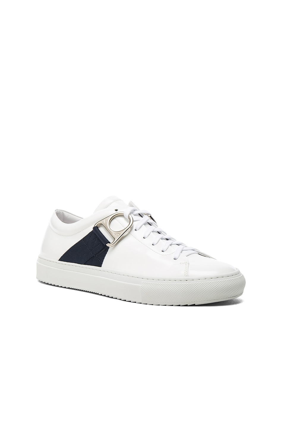 Image 1 of OAMC Leather Airborne Low Sneakers in White