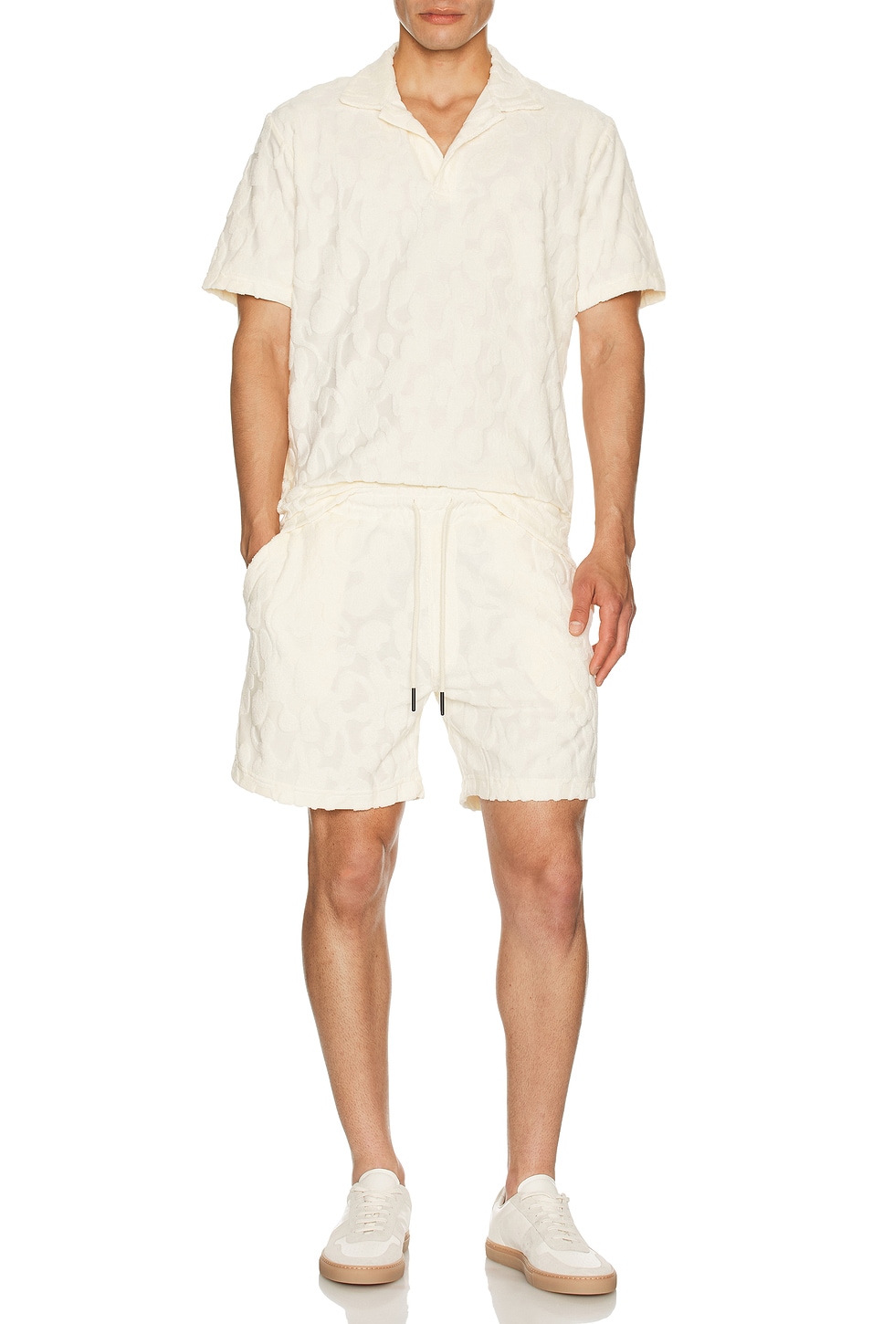 Image 1 of OAS Summit Terry Shorts in White