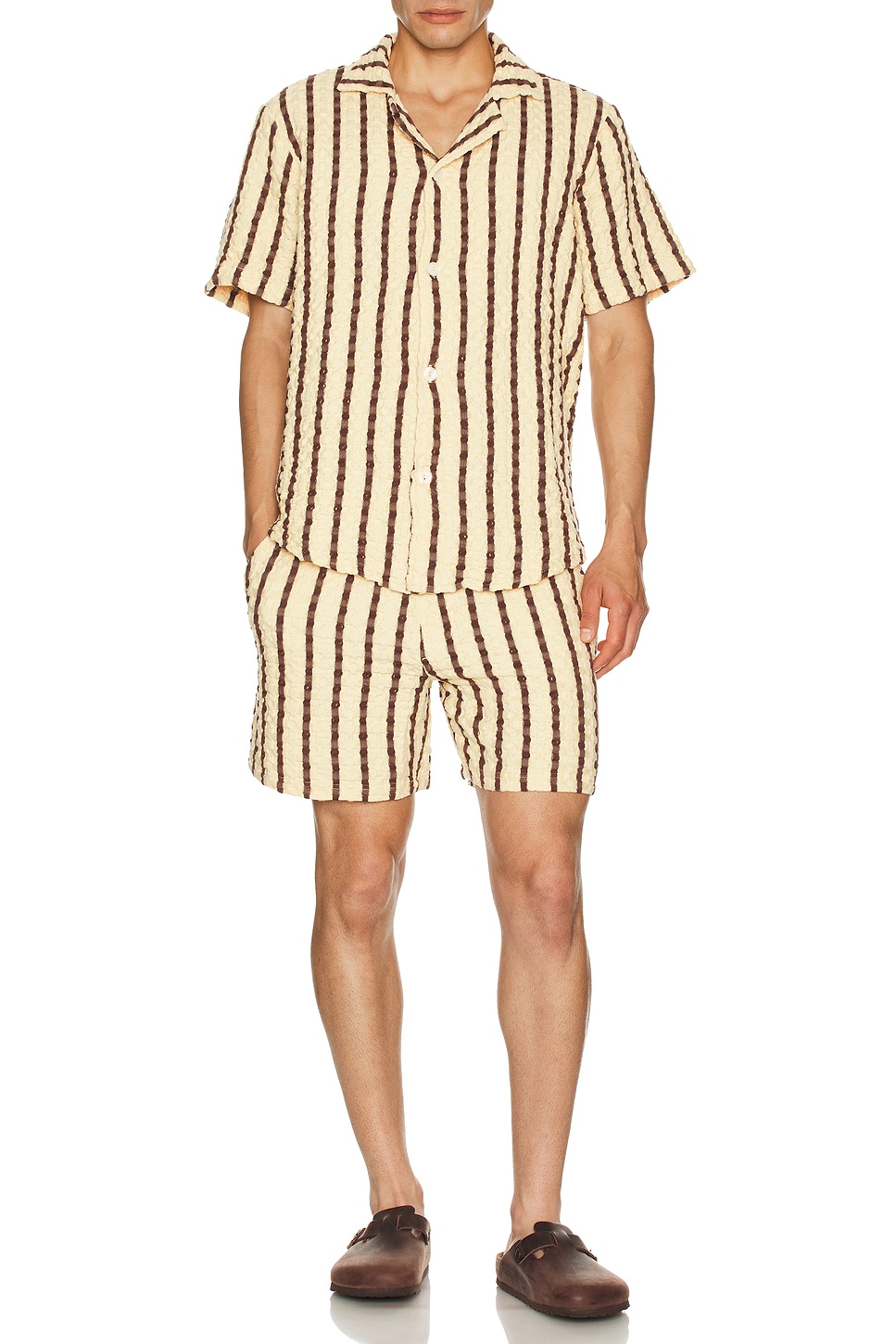 Image 1 of OAS Tartufo Porto Waffle Shorts in Multi