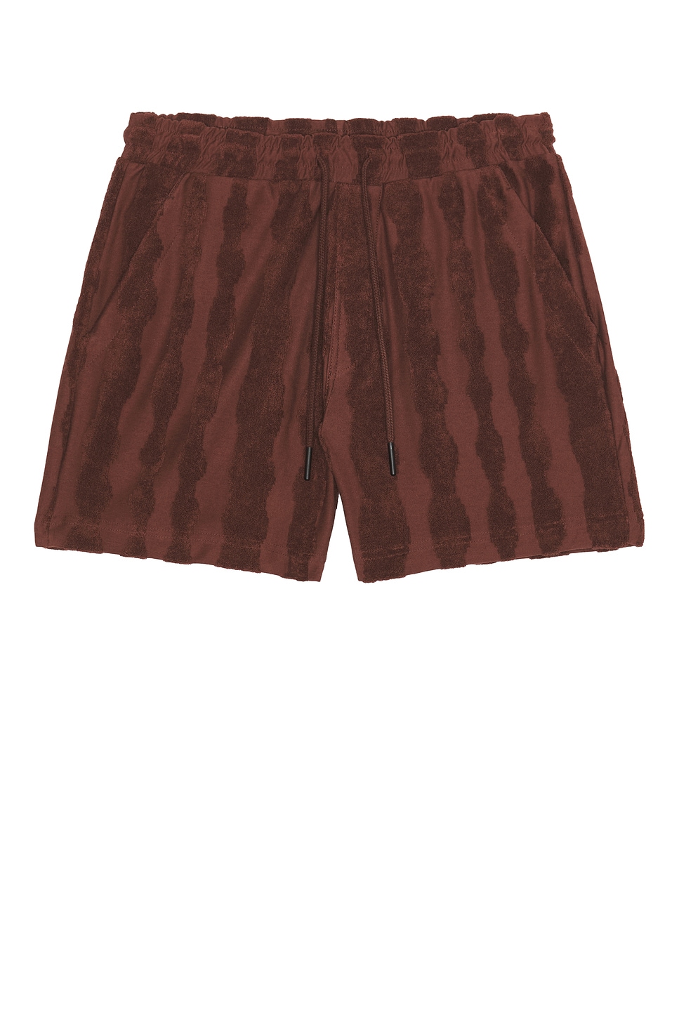 Totem Terry Shorts in Red