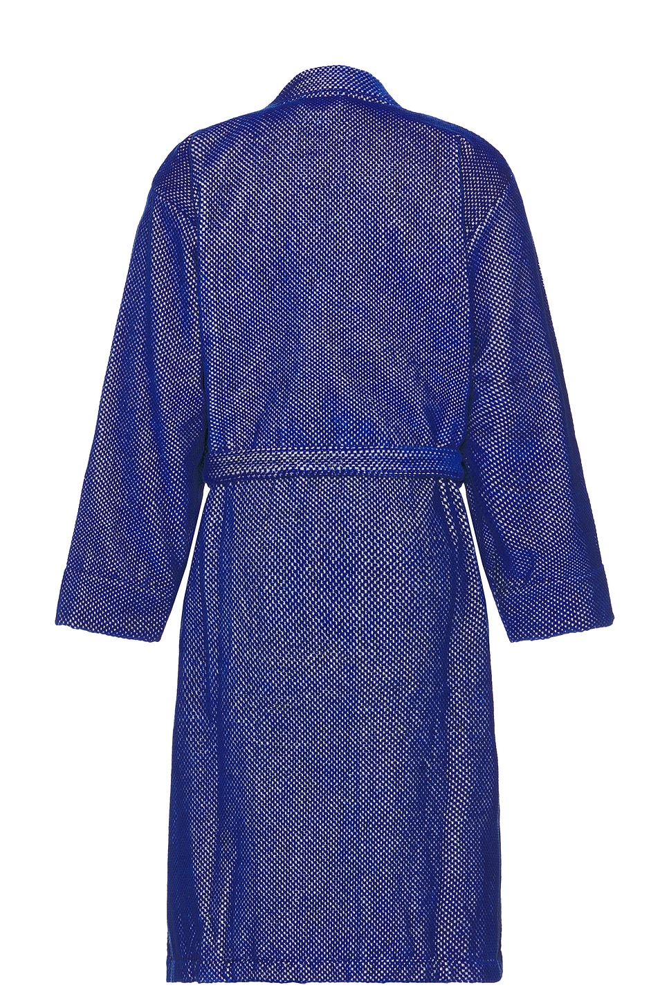 Shop Oas Aquatic Pepper Velour Robe In Royal Blue