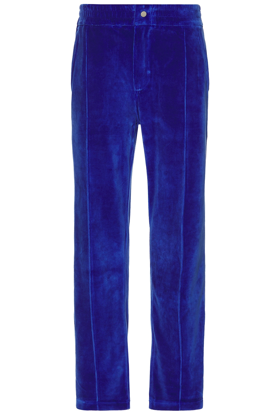 Shop Oas Velour Pants In Azure