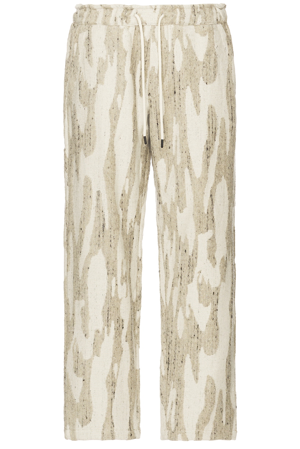 Shop Oas Ayora Linen Terry Pants In Fern