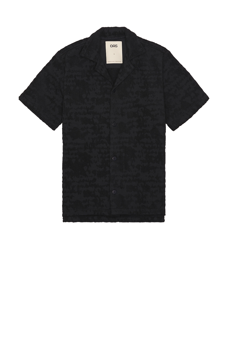 Image 1 of OAS Night Lagoon Cuba Terry Shirt in Blue