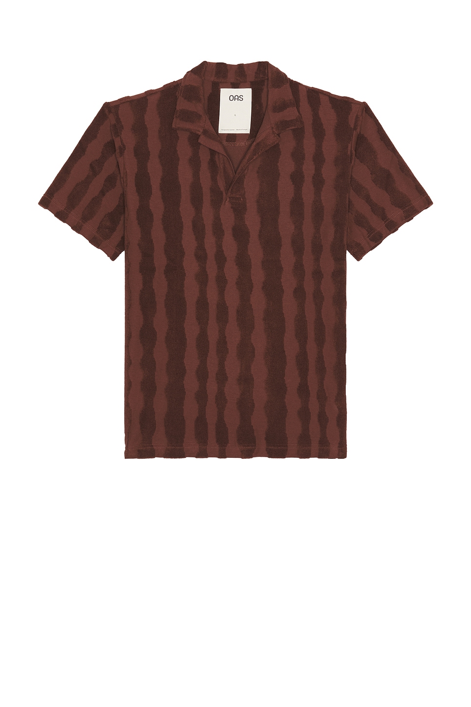 Totem Polo Terry Shirt in Red