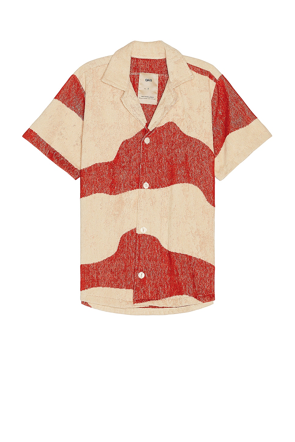 Image 1 of OAS Amber Dune Cuba Terry Shirt in Terracotta