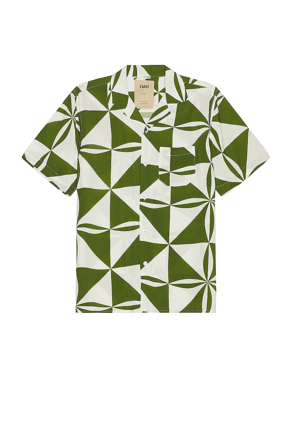 Image 1 of OAS Bloomy Plateau Viscose Shirt in Green