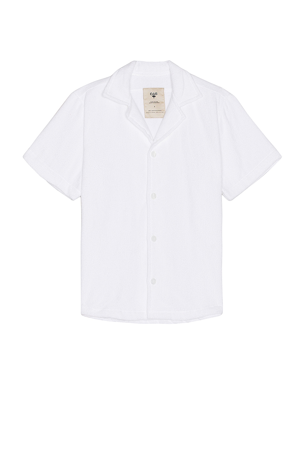 Image 1 of OAS Cuba Terry Shirt in White