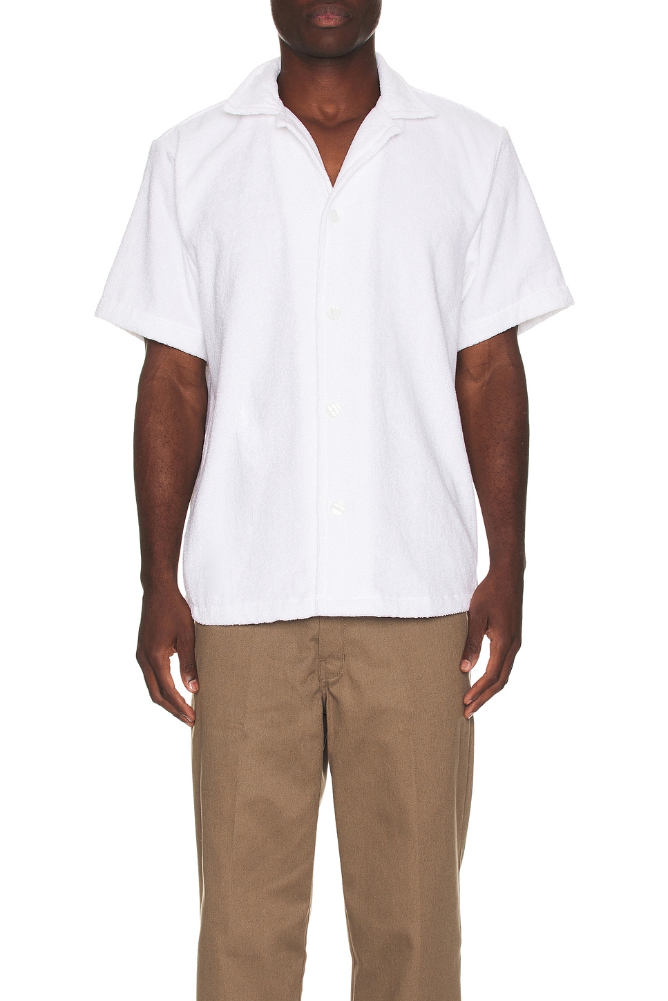 Image 1 of OAS Cuba Terry Shirt in White