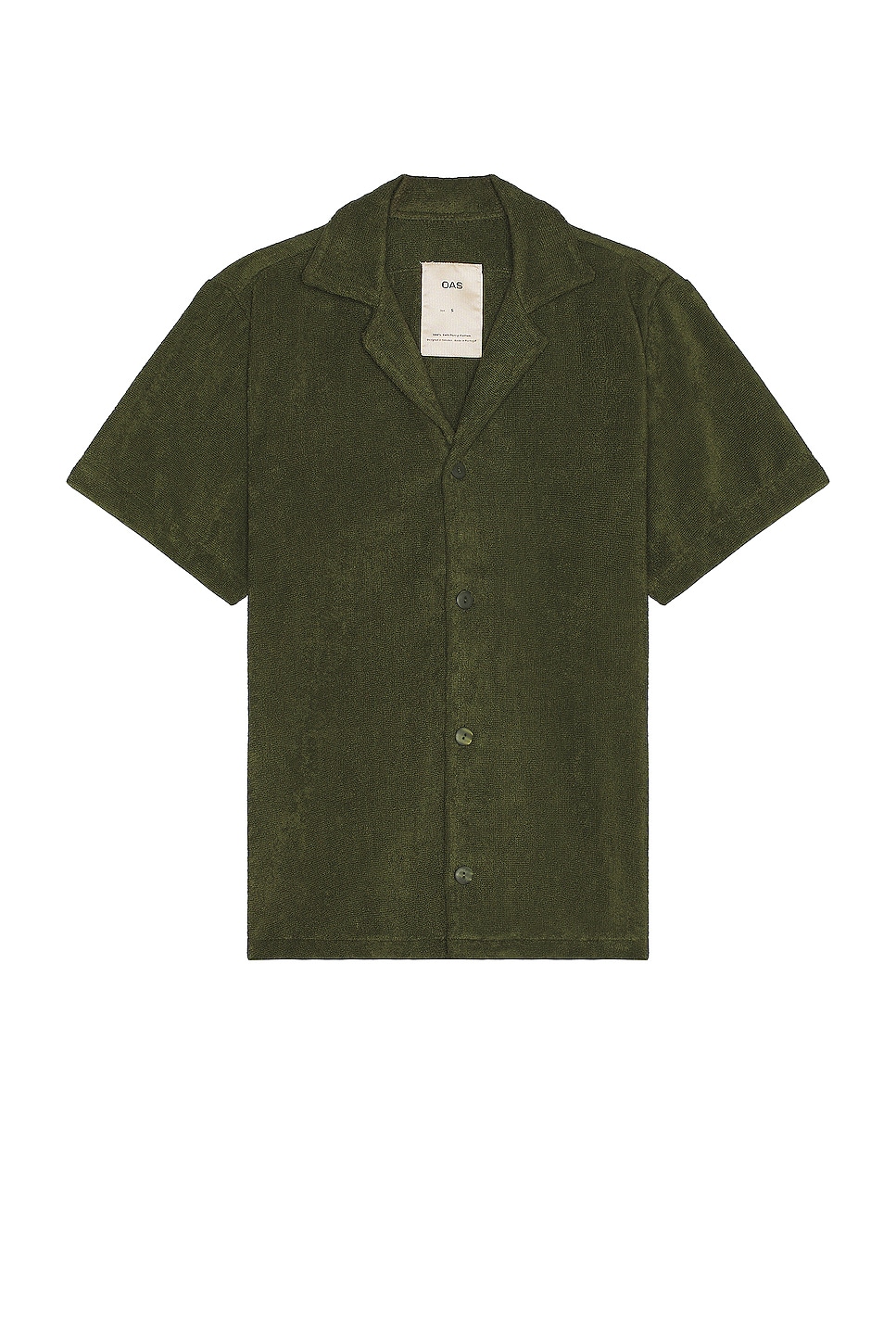 Image 1 of OAS Cuba Terry Shirt in Green