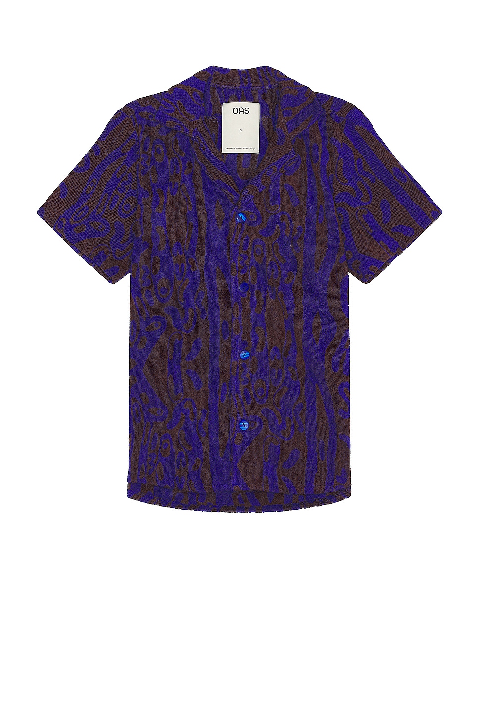 Image 1 of OAS Thenards Jiggle Cuba Terry Shirt in Blue
