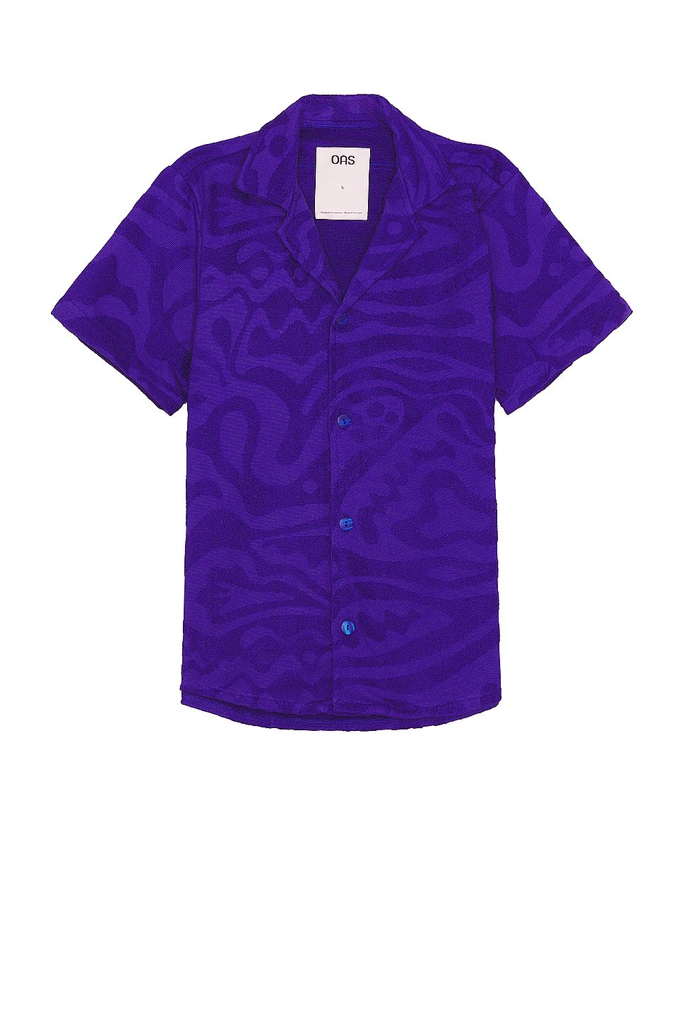 Image 1 of OAS Rapture Cuba Terry Shirt in Blue
