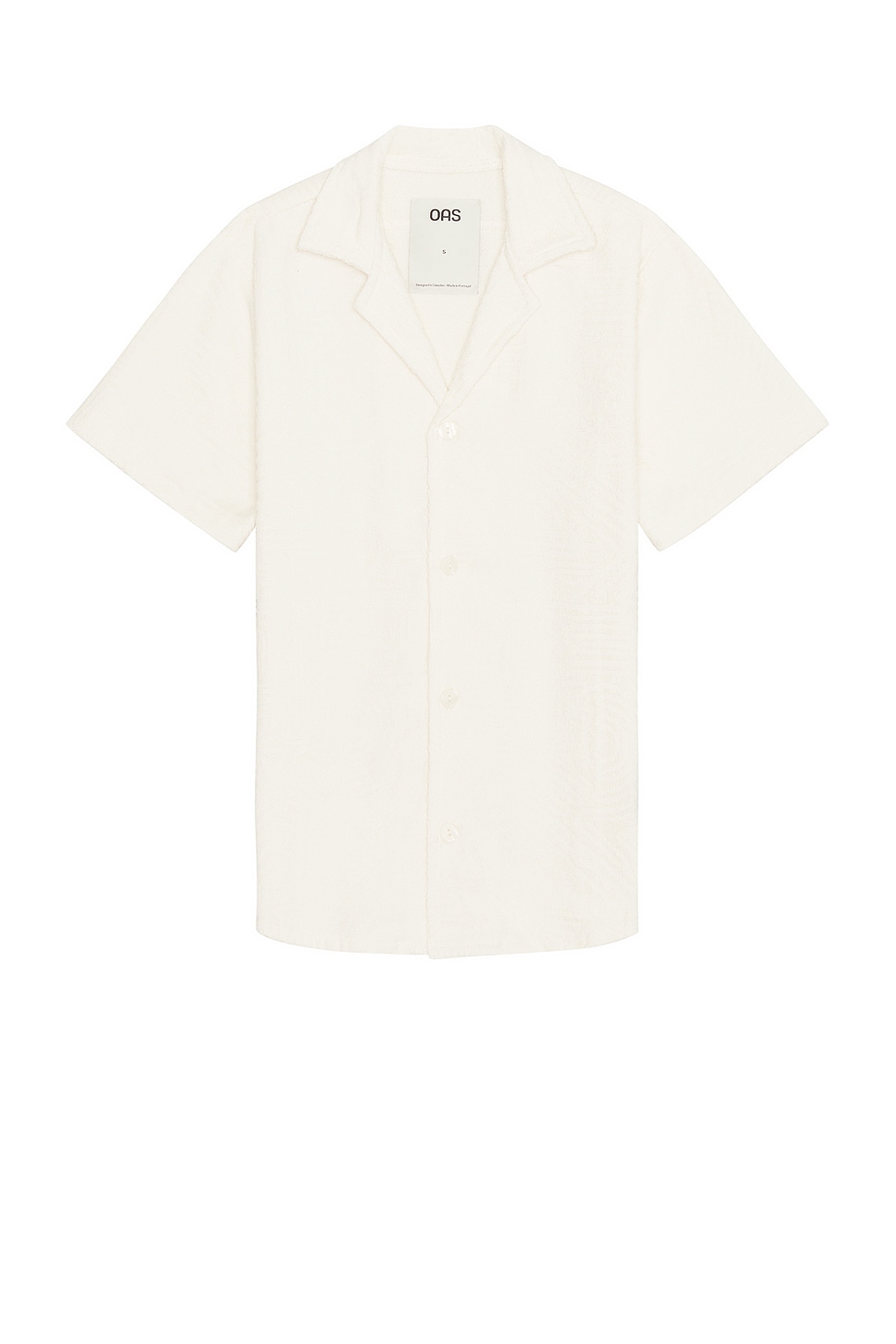 Image 1 of OAS Golconda Cuba Terry Shirt in Cream