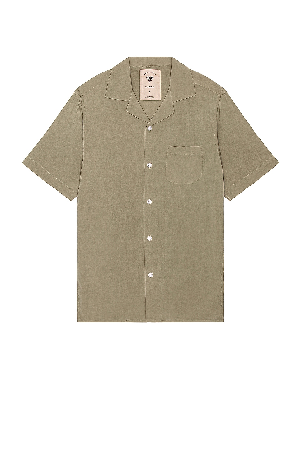 Image 1 of OAS Plain Shirt in Green
