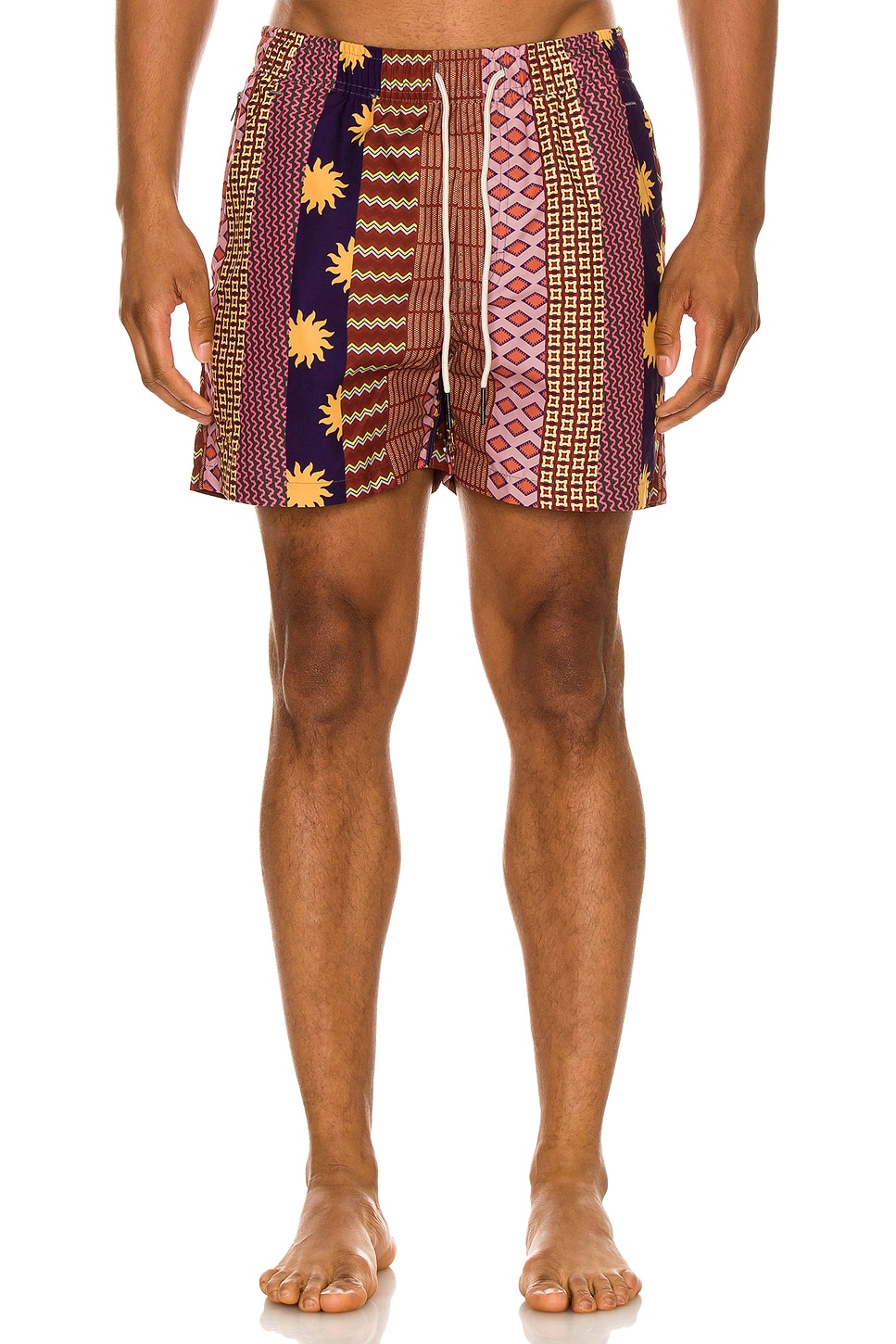Image 1 of OAS Mixtape Swim Trunk in Mixtape