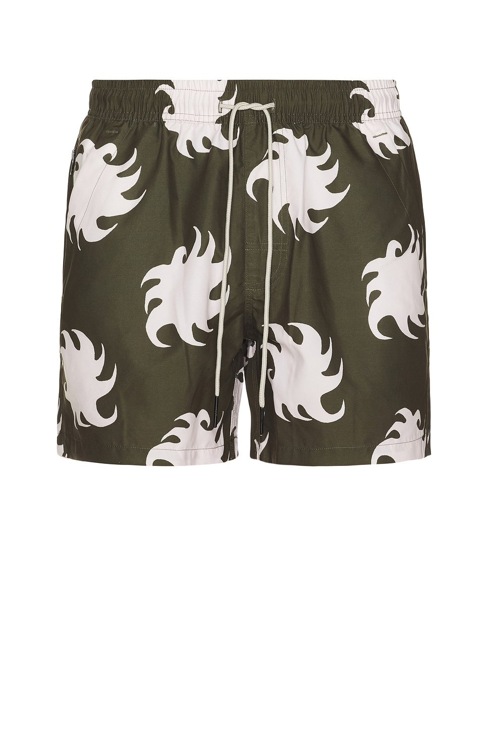 Pine Ember Swim Shorts in Olive