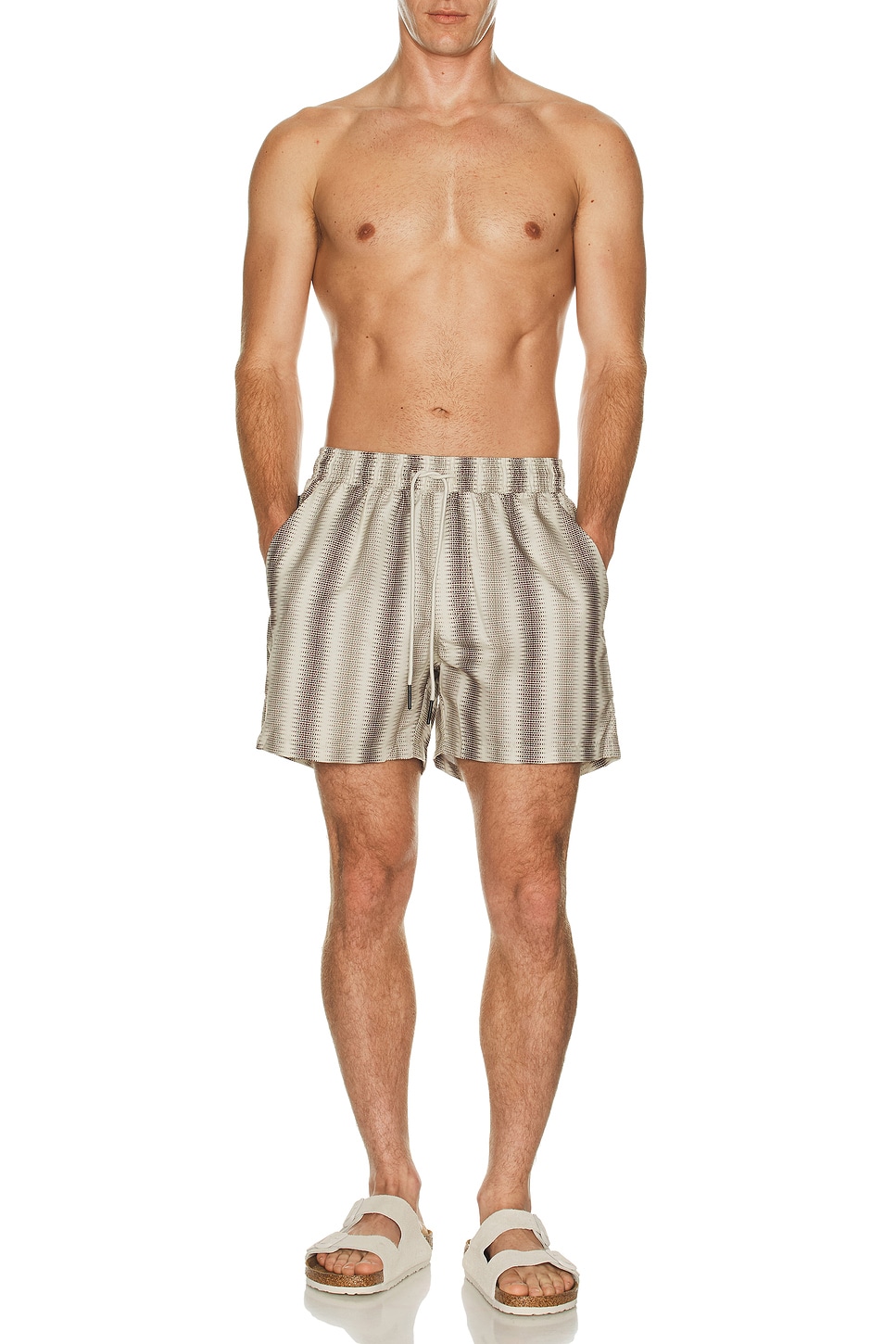 Image 1 of OAS Nomada Swim Shorts in Beige
