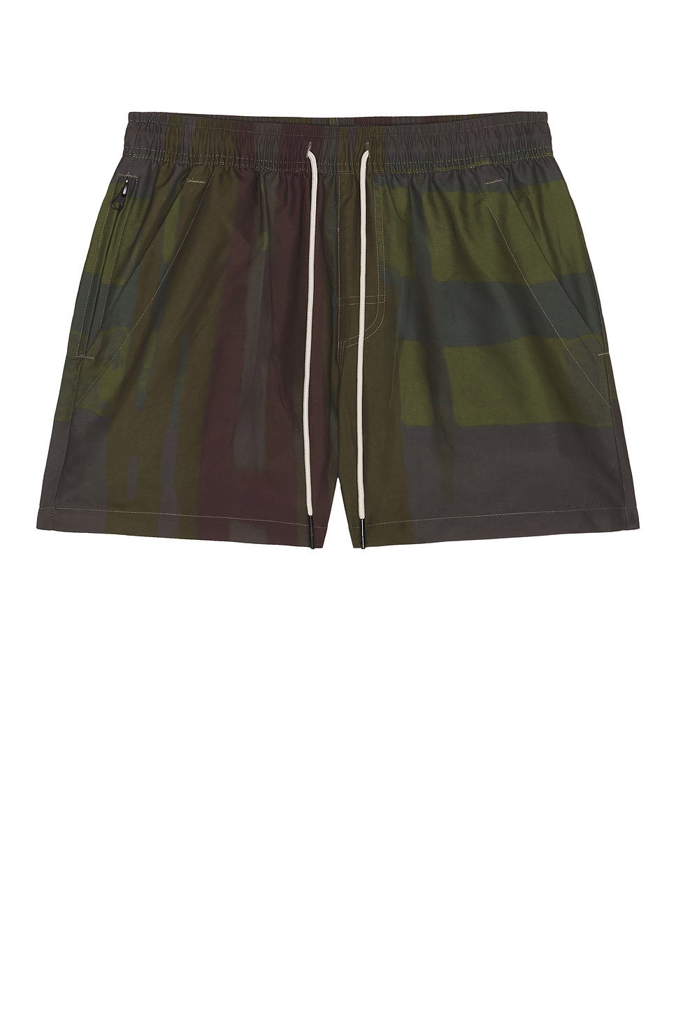 Dusky Meld Swim Shorts in Olive,Brown