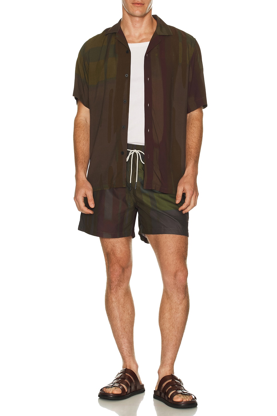 Image 1 of OAS Dusky Meld Swim Shorts in Multi
