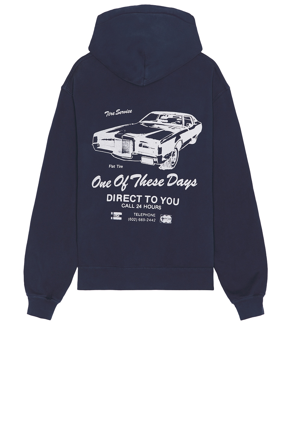 Tire Service Hoody in Navy