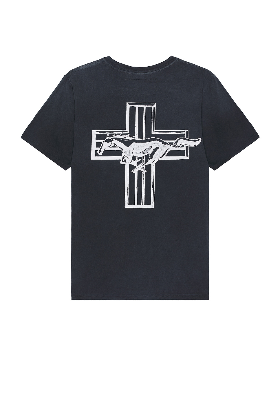 Image 1 of ONE OF THESE DAYS Mustang Cross Tee in Washed Black