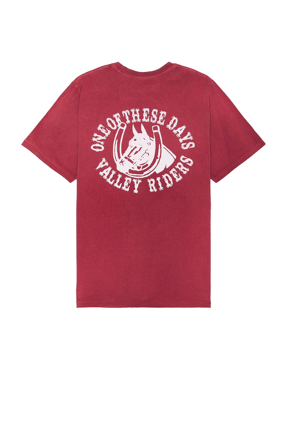 Image 1 of ONE OF THESE DAYS Valley Riders Tee in Burgundy