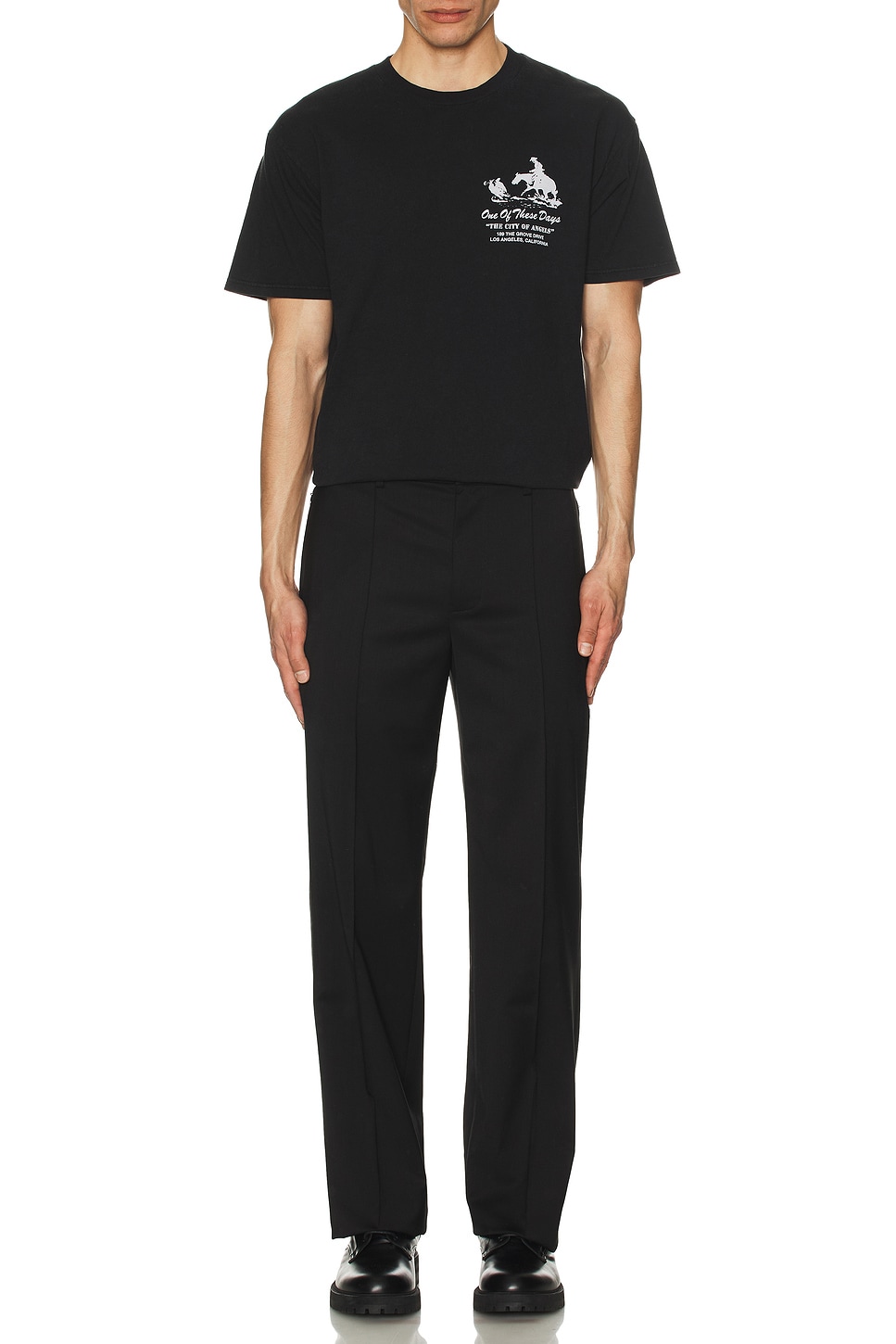 Image 1 of ONE OF THESE DAYS x FWRD The City Of Angels Tee in Black