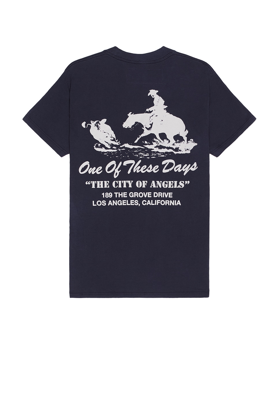 Image 1 of ONE OF THESE DAYS X Fwrd The City Of Angels Tee in Navy