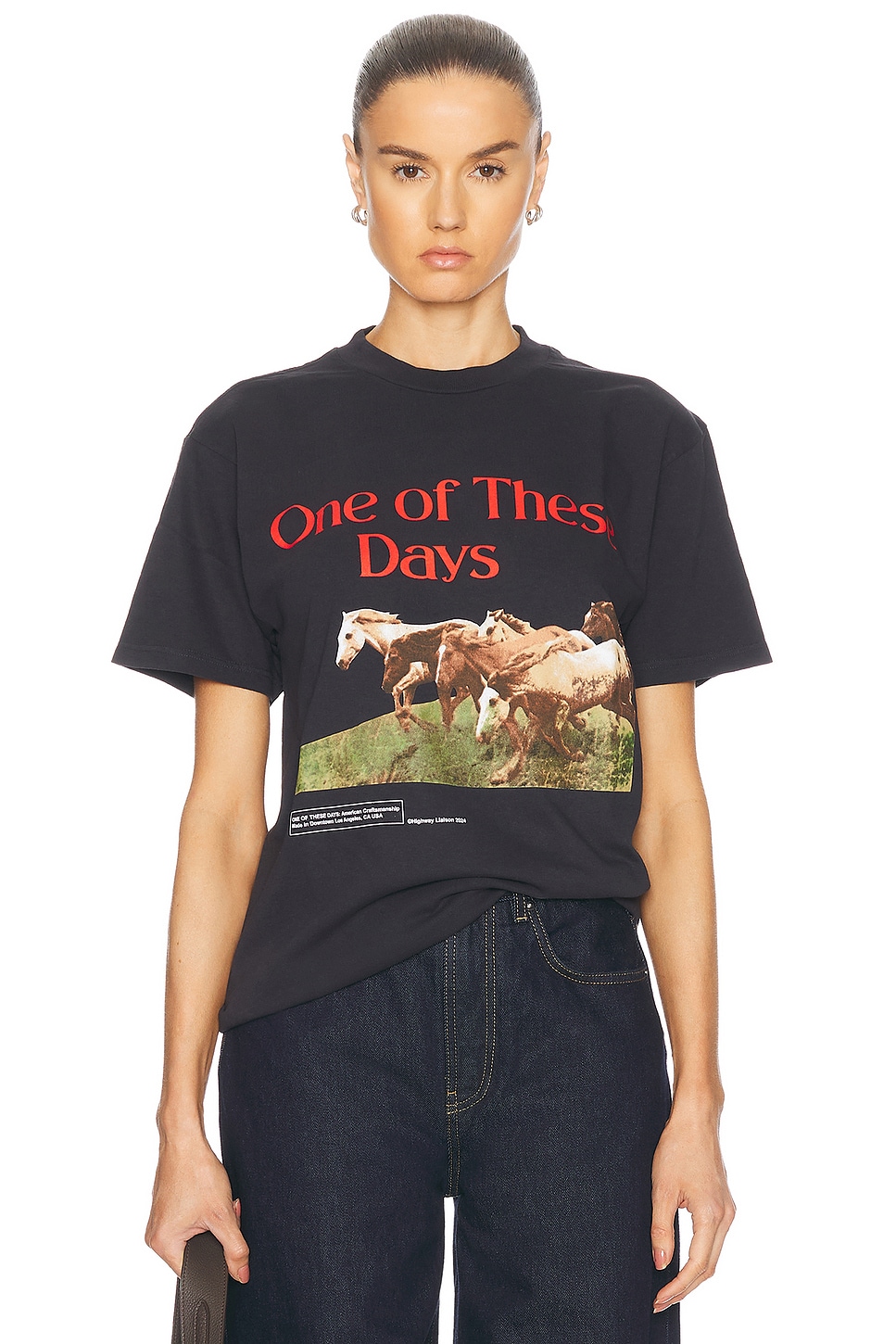 Wild Horses T-Shirt in Black