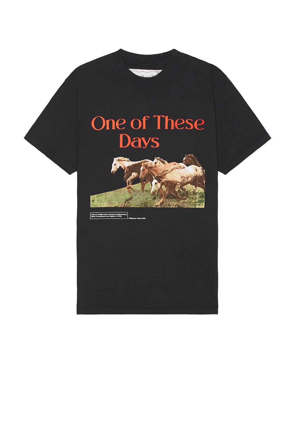 Wild Horses T-Shirt in Black