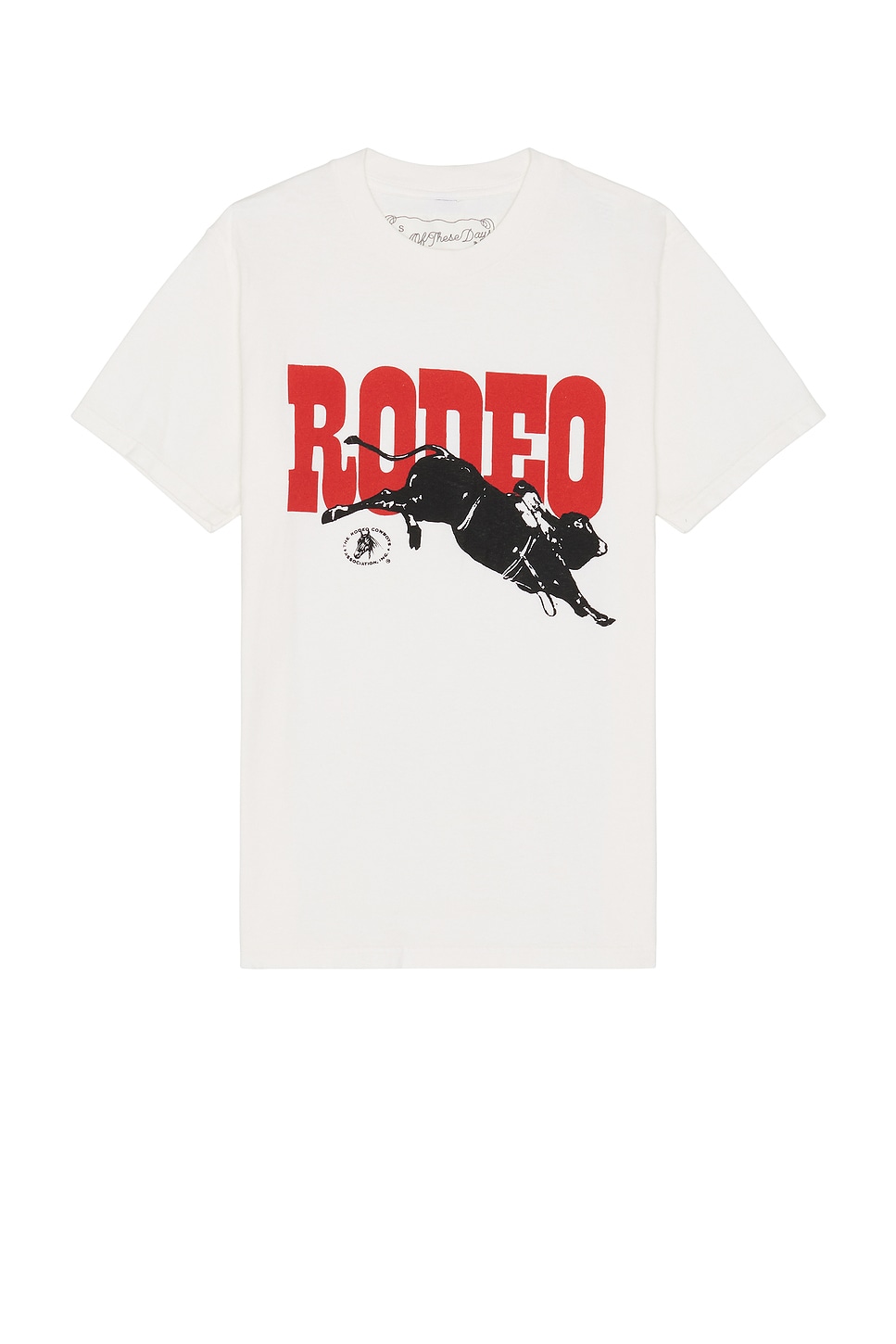 Go Rodeo Short Sleeve T-Shirt in White