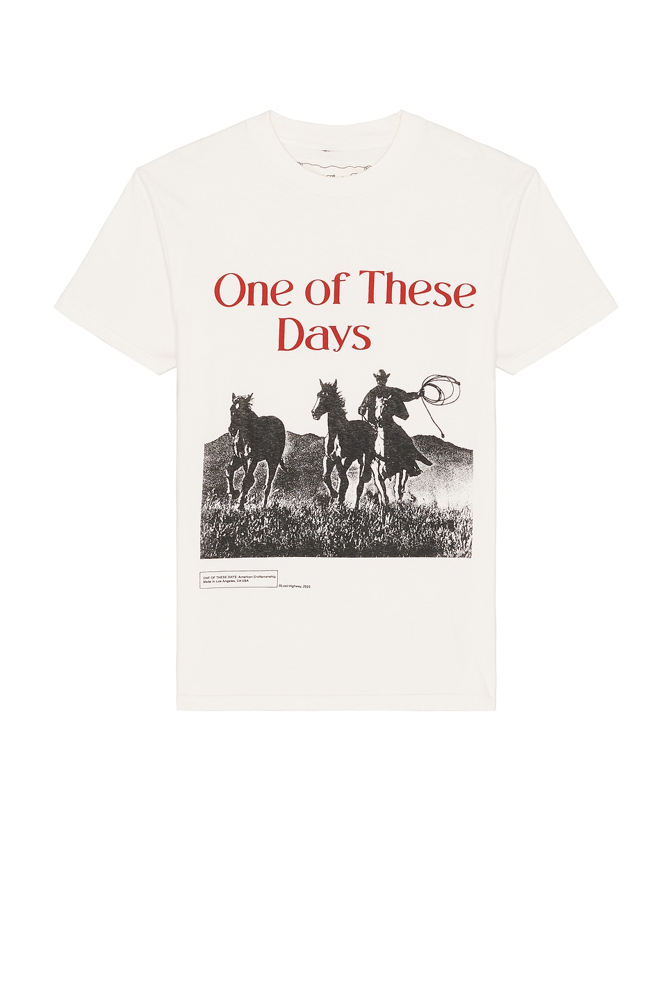 Across The Plains Tee in Cream