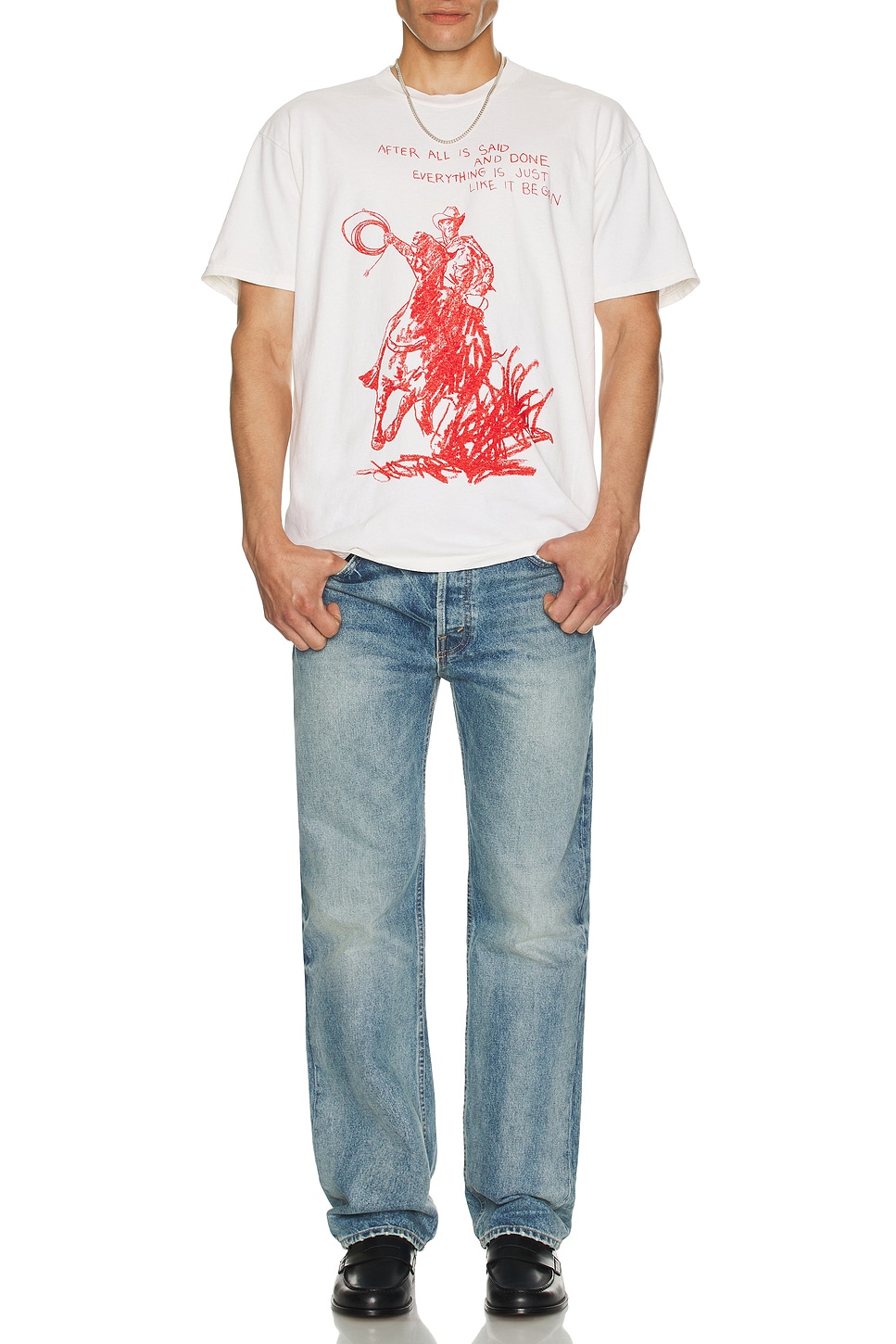 Image 1 of ONE OF THESE DAYS After All Is Said Tee in Bone