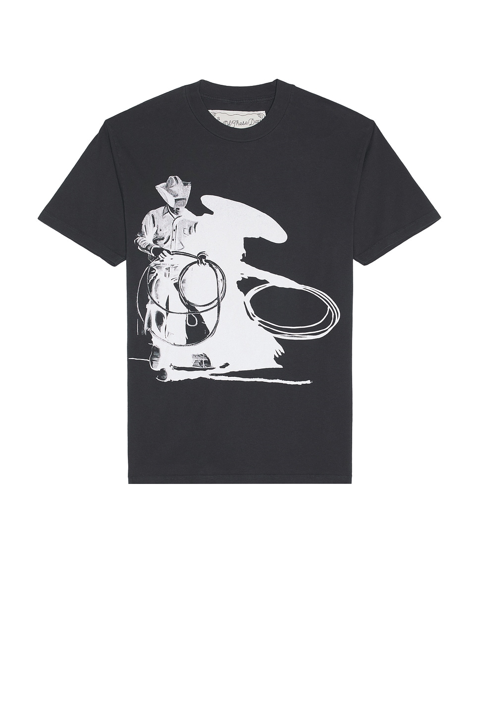 Image 1 of ONE OF THESE DAYS Wanted Tee in Sun Faded Wash