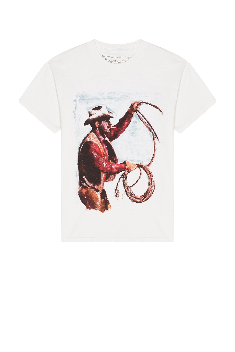 One Of These Days Where The West Has Gone Graphic T-shirt In White