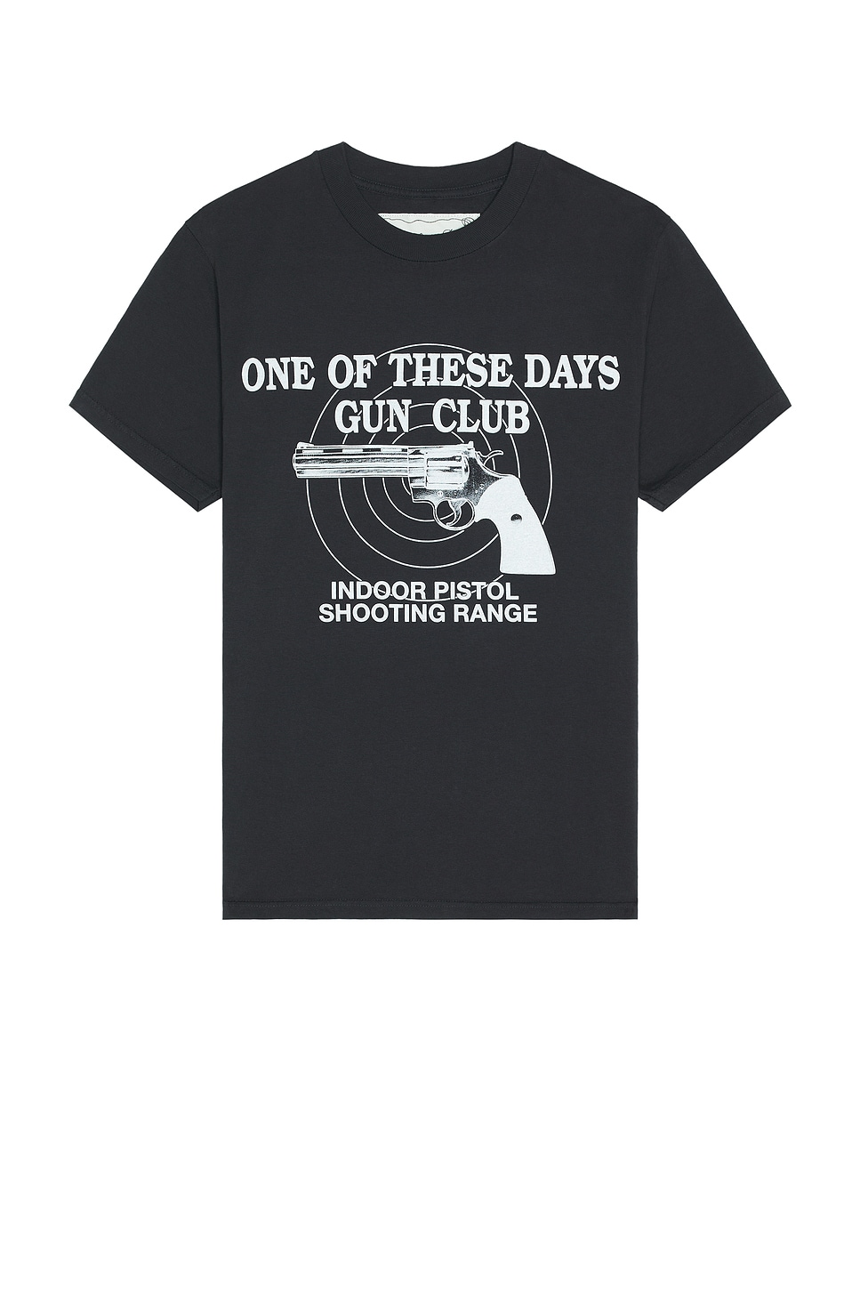Image 1 of ONE OF THESE DAYS Gun Club Tee in Washed Black
