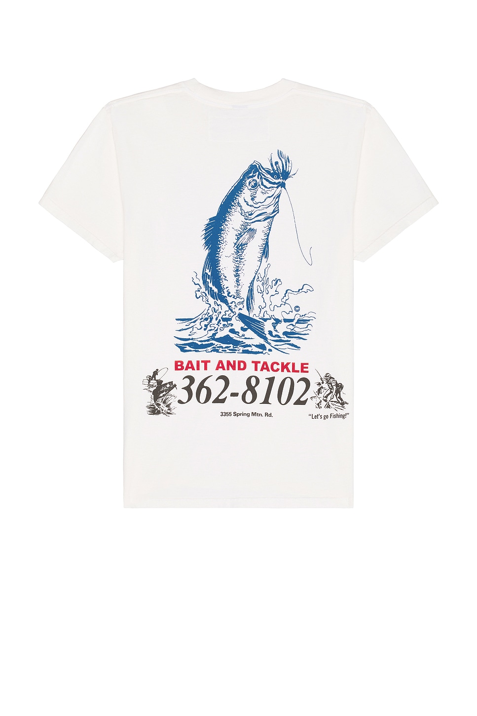 One Of These Days Bait And Tackle Tee In White