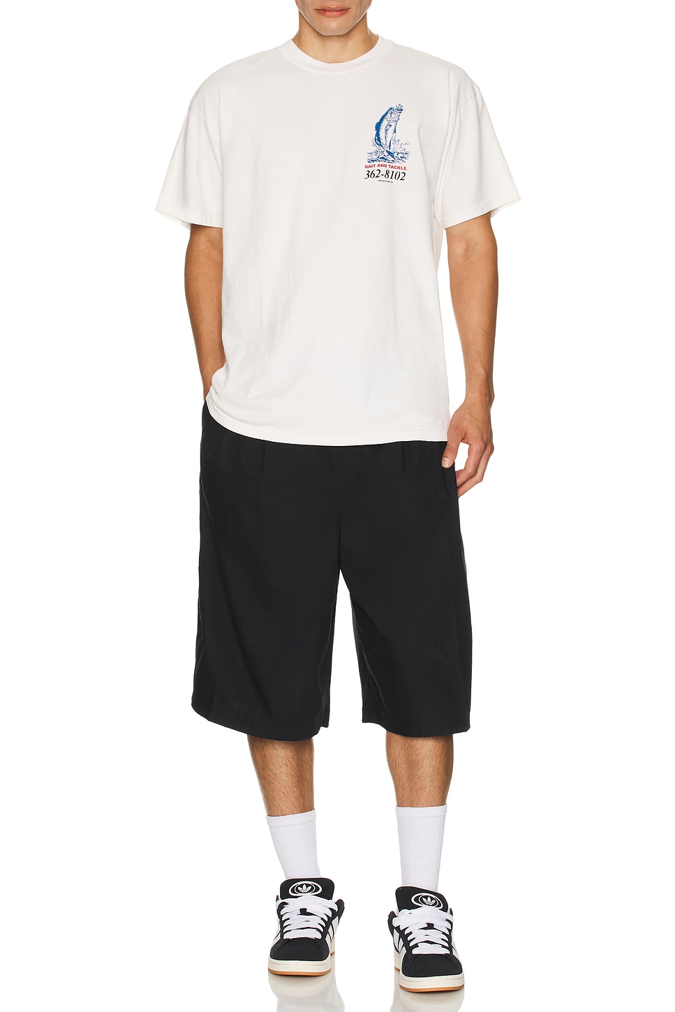 Image 1 of ONE OF THESE DAYS Bait And Tackle Tee in Bone