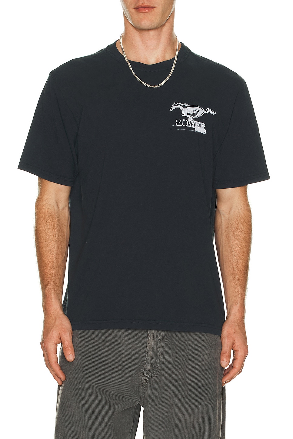 One Of These Days Mustang Cross Tee In Black