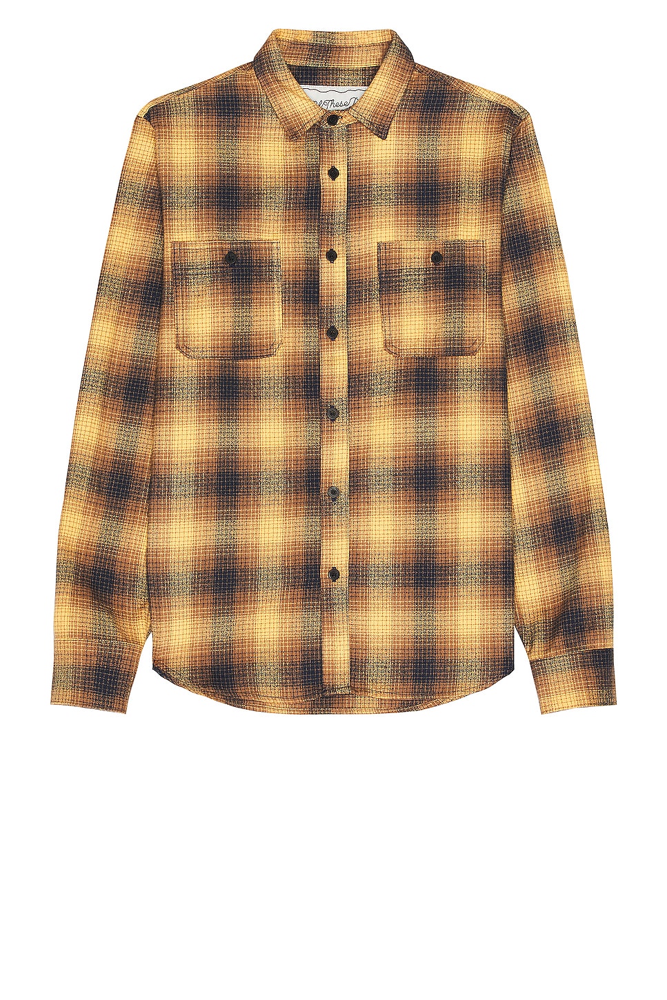 Image 1 of ONE OF THESE DAYS San Marcos Flannel Shirt in Saffron