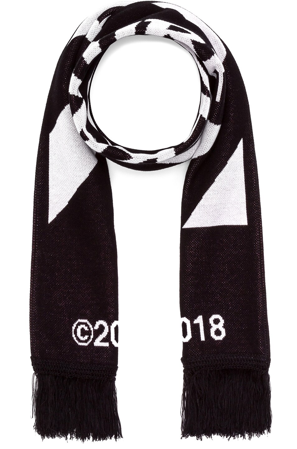 Image 1 of OFF-WHITE Scarf in Black & White