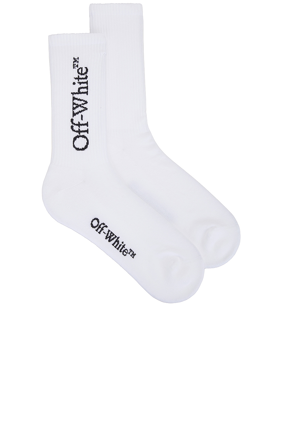 Mid Bookish Calf Socks in White