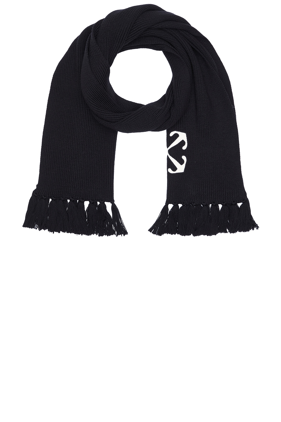 Shop Off-white Arrow Scarf In Black