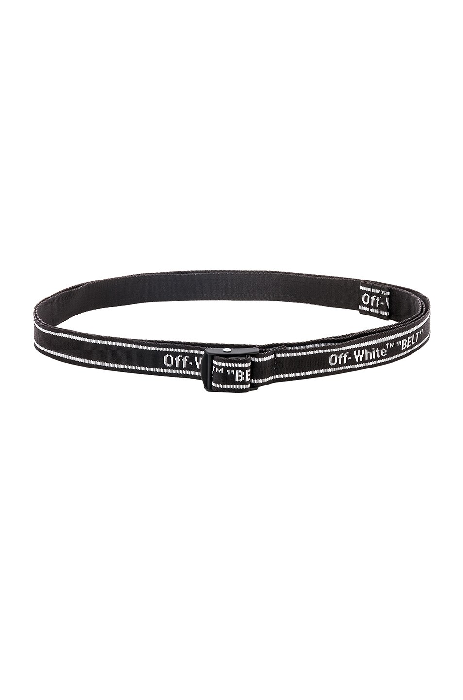 Image 1 of OFF-WHITE Mini Industrial Belt in Black & White